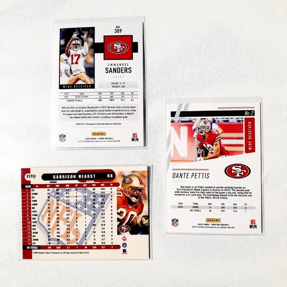 San Francisco 49ers 9 Card Lot - FTBL [28_9] - Picture 8 of 8